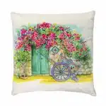 Cuscino Baglio Fiorito in Velluto