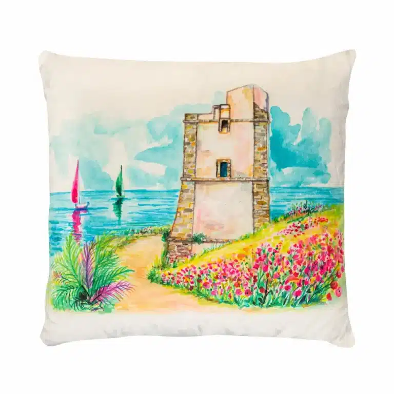 Cuscino Torre Saracena in Velluto