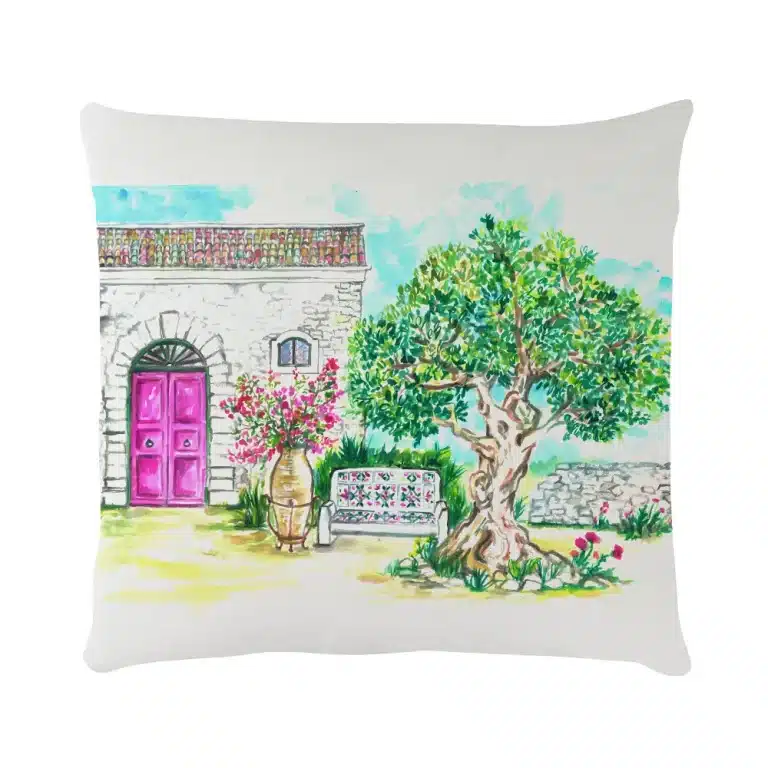 Cuscino Ulivo Secolare in Velluto