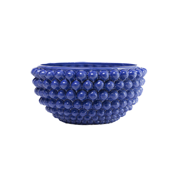 Centrotavola Blu royal Piccolo in Ceramica di Caltagirone