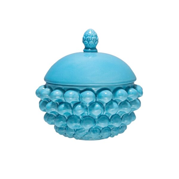 Centrotavola con Coperchio Azzurro Cielo S