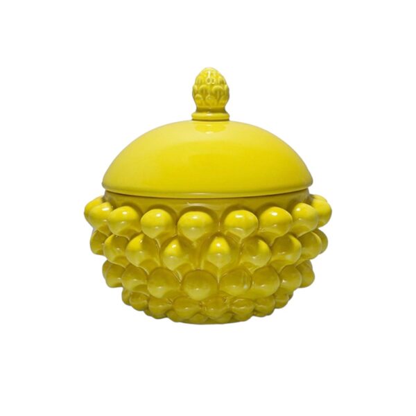 Centrotavola con Coperchio Giallo Cadmio S