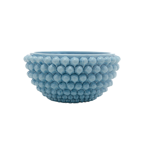 Centrotavola Azzurro Piccolo in Ceramica di Caltagirone