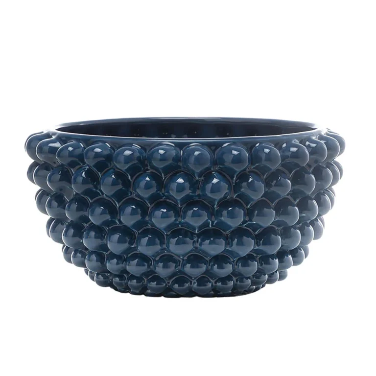 Centrotavola Blu marino Medio in Ceramica di Caltagirone