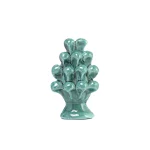Magnete pigna verde in Ceramica di Caltagirone