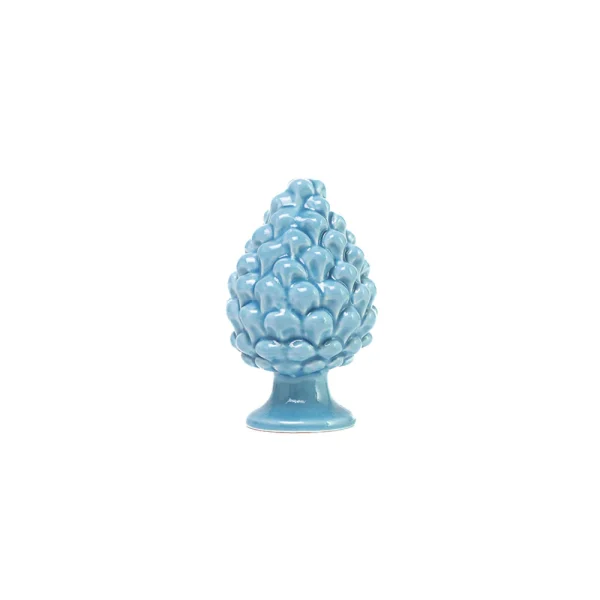 Pigna da 10 cm Azzurro in Ceramica di Caltagirone