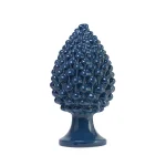 Pigna in ceramica di Caltagirone Blu Marino grande (L)