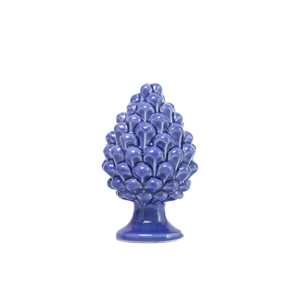 Pigna da 13 cm Blu royal in Ceramica di Caltagirone