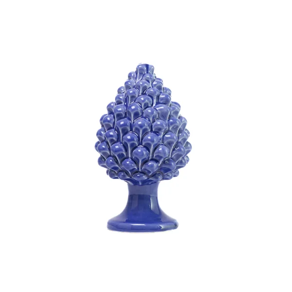Pigna da 18 cm Blu royal in Ceramica di Caltagirone