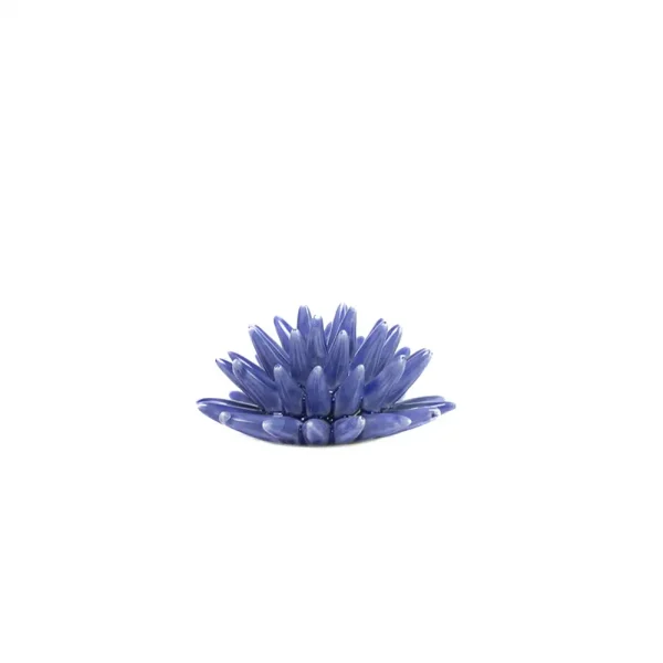 Riccio piccolo blu royal in Ceramica di Caltagirone