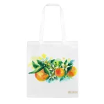 Shopping Bag con disegno di arance in fiore