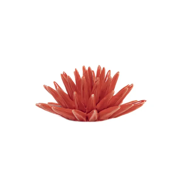 Riccio medio rosso in Ceramica di Caltagirone