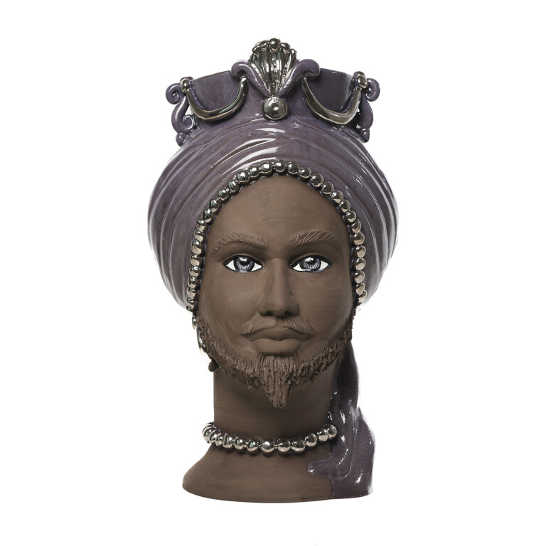 Testa di Moro Uomo in Ceramica di Caltagirone