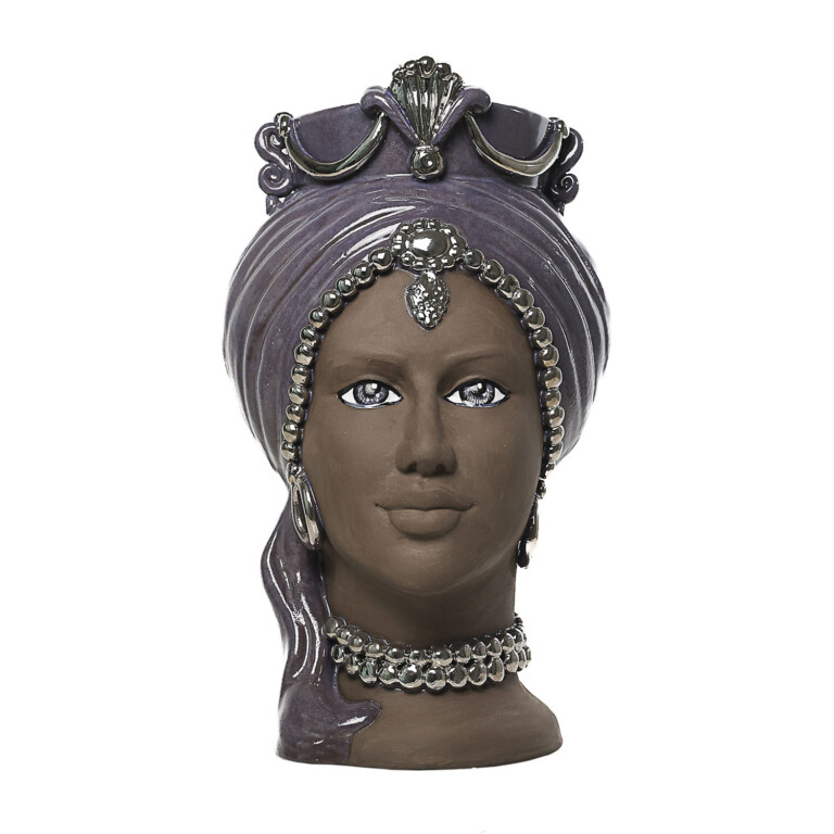 Testa di Moro Donna in Ceramica di Caltagirone
