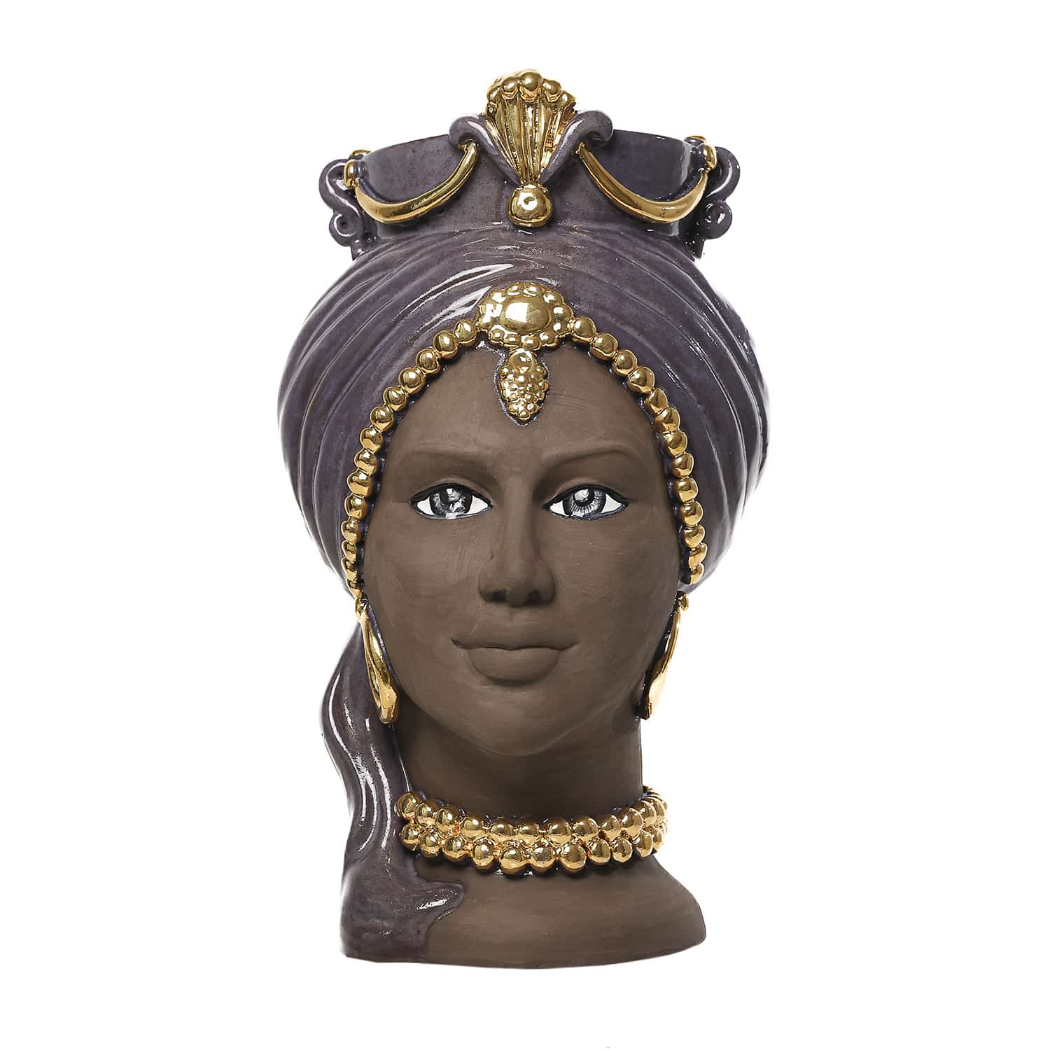 Testa di Moro Donna in Ceramica di Caltagirone