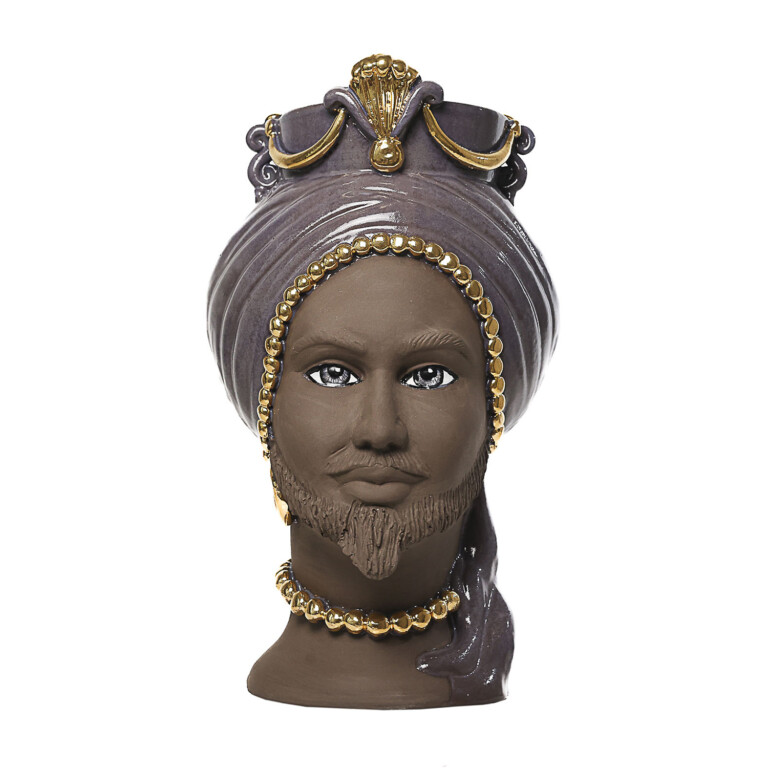 Testa di Moro Uomo in Ceramica di Caltagirone