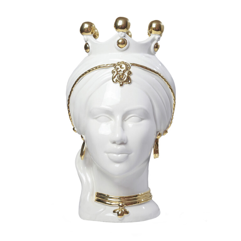 Testa di Moro Donna in Ceramica di Caltagirone