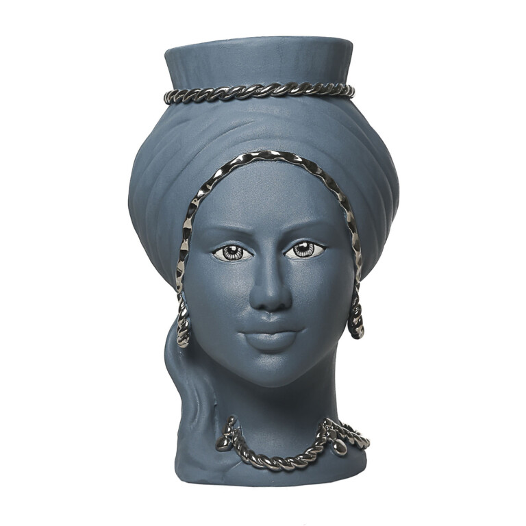 Testa di Moro Donna in Ceramica di Caltagirone