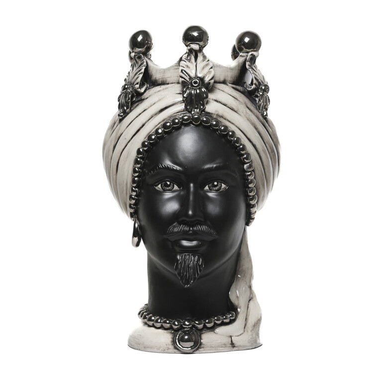 Testa di Moro Uomo in Ceramica di Caltagirone