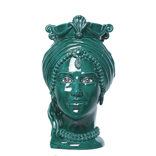 Testa di Moro Donna in Ceramica di Caltagirone