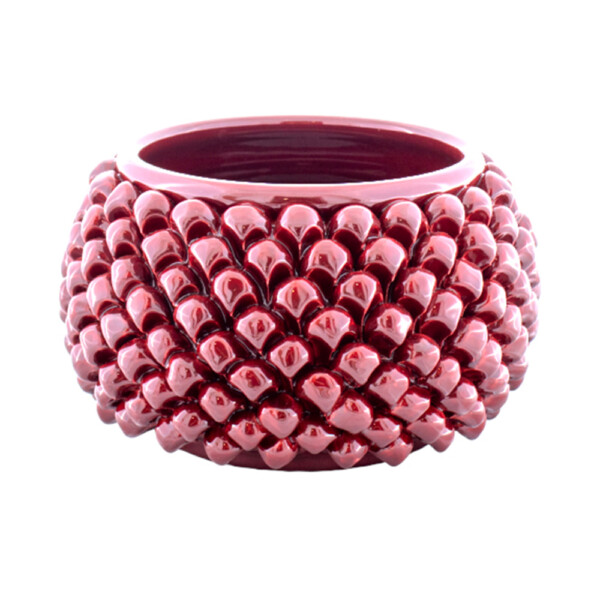 Cachepot L Rosso Borgogna