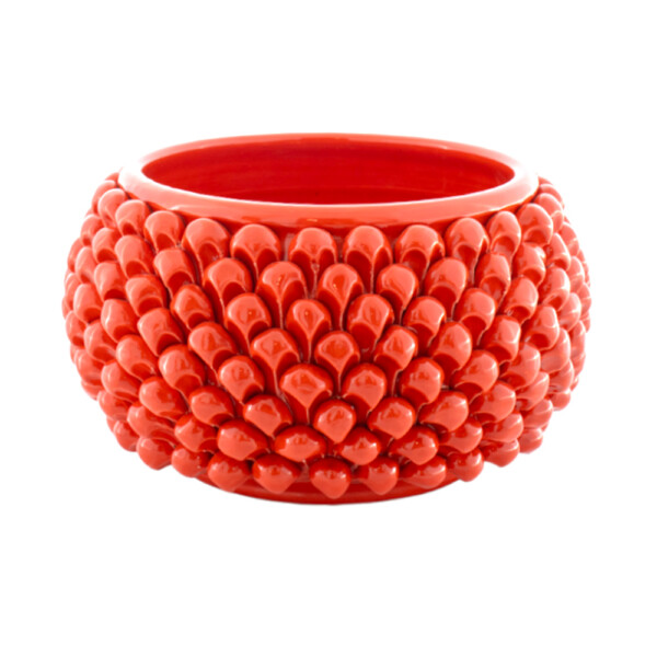 Cachepot L Rosso Corallo
