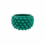 Cachepot Verde Siciliano S in ceramica di Caltagirone