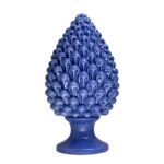 Pigna Blu Royal in Ceramica di Caltagirone XL grande