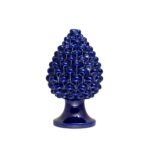 Pigna di Caltagirone artigianale Blu Cobalto media (M)