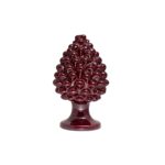 Pigna artigianale di Caltagirone Rosso Borgogna media (S)