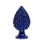 Pigna in ceramica di Caltagirone Blu Cobalto grande (L)