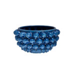 Centrotavola Blu Lapis S in ceramica di Caltagirone piccolo