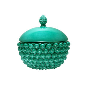 Centrotavola con coperchio - M, Verde Siciliano