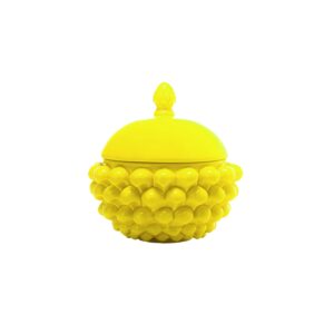 Centrotavola con coperchio - S, Giallo Cadmio