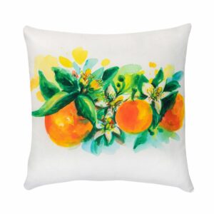 Cuscino - Arance in Fiore, Arancione