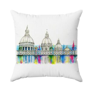Cuscino - Cupole Assolate, Bianco