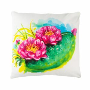Cuscino - Fiori di Ficodindia, Bianco