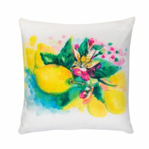 Cuscino - Profumo di Limoni, Bianco