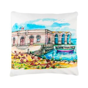 Cuscino - Tonnara di Memorie, Bianco