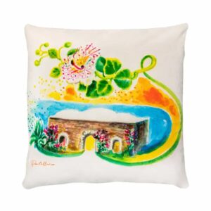 Cuscino in Velluto - Dammuso Fiorito, Bianco
