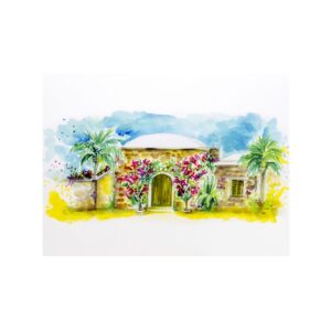 Litografia - Giardino Pantesco