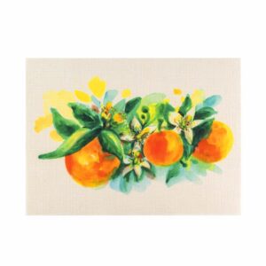 Tovaglietta d'Autore - Arance in Fiore