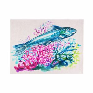 Tovaglietta d'Autore - Sardina Azzurra