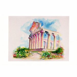 Tovaglietta d'Autore - Tempio Solenne