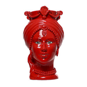 Testa di Moro Donna — Monocolore - L, Rosso Corallo