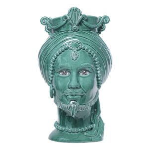 Testa di Moro Uomo — Monocolore - L, Verde Siciliano